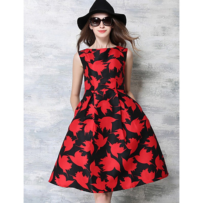  Women's Vintage Going out / Party/ Sophisticated Swing Pin up Dress