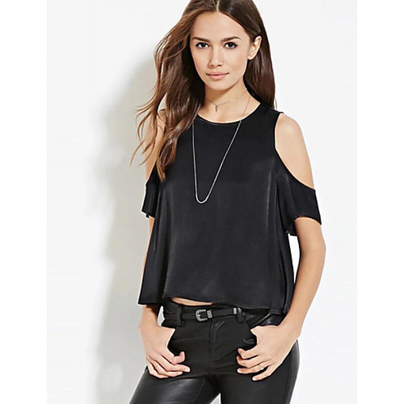Women's Casual/Daily Street chic Summer T-shirt,So...